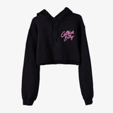 WOMENS NEON CROP HOODIE